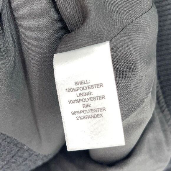 Rachel Zoe Womens Snap Front Baseball Bomber‎ Jacket Black Size Medium NWT - Picture 7 of 9